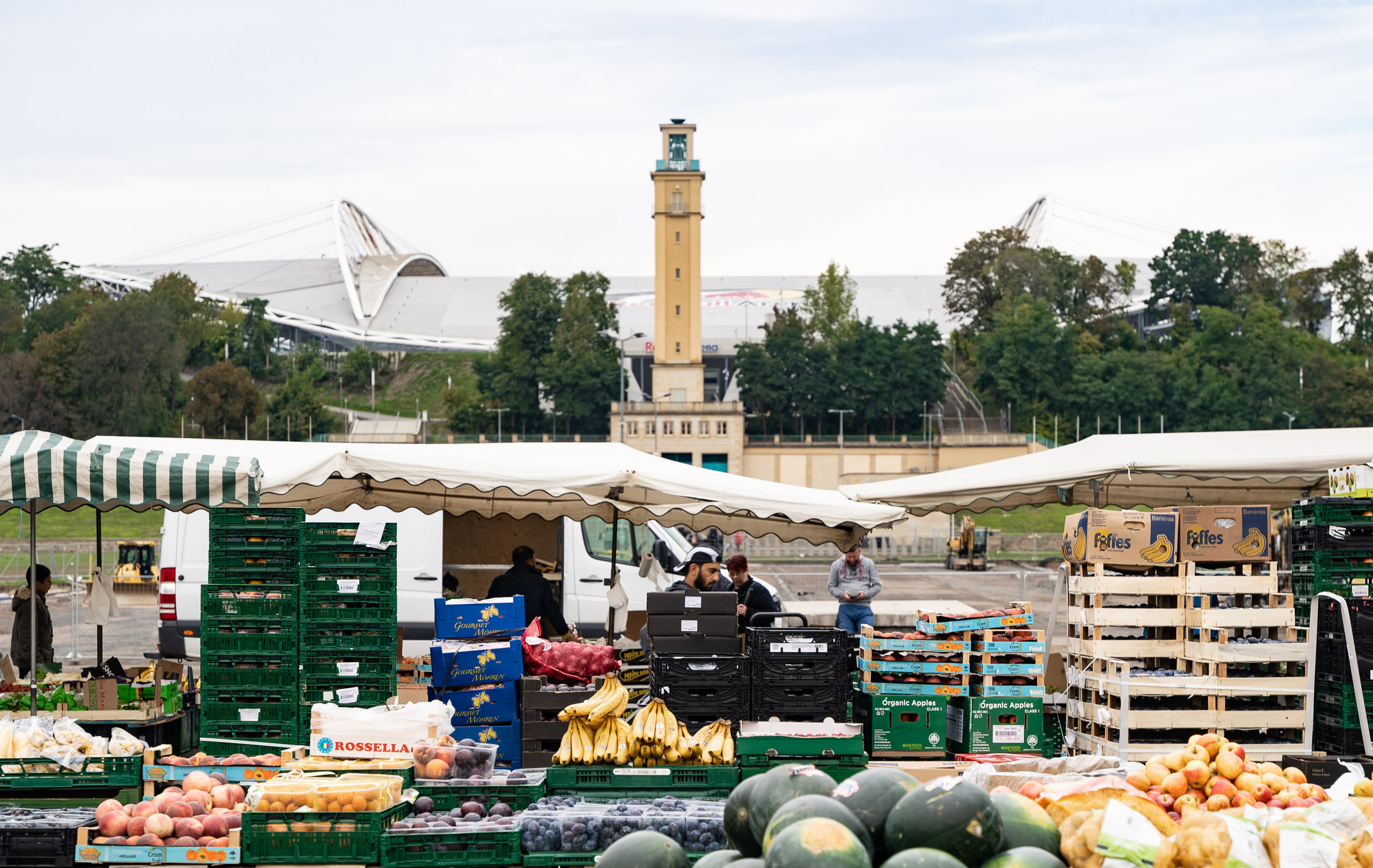 Markt am Sportforum Leipzig Wochenmarkt Verbrauchermarkt