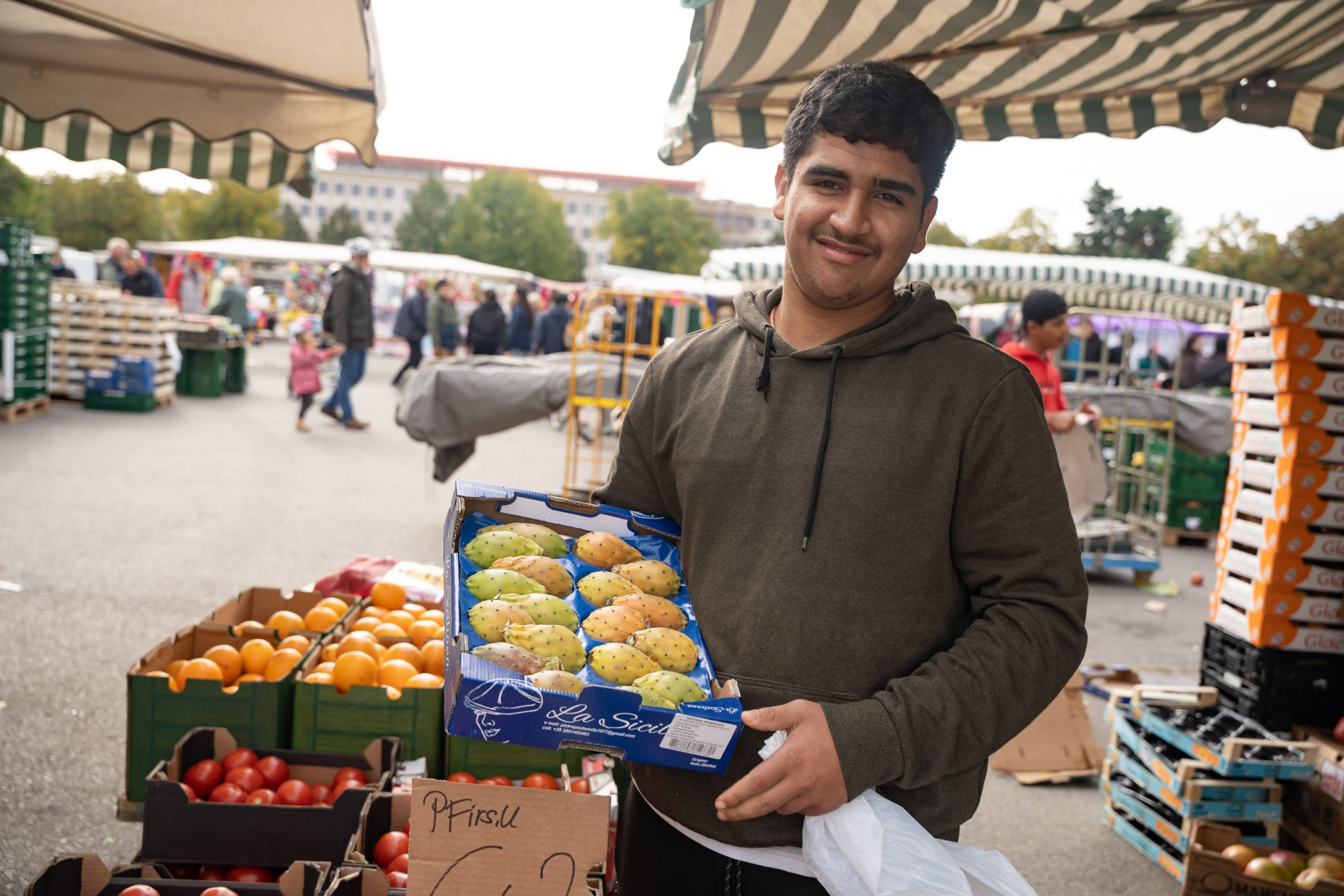 Markt am Sportforum Leipzig Wochenmarkt Verbrauchermarkt